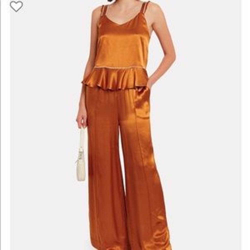 Gestuz Orange Sleeveless 2 Piece Pants Set Size 36/US 6